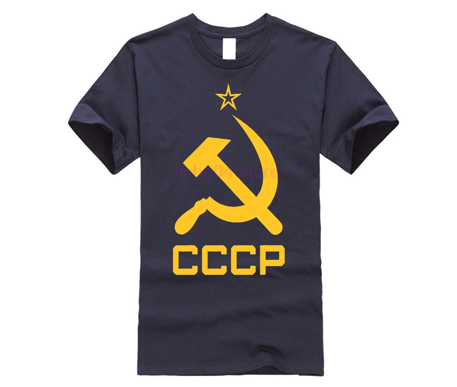 Футболка СССР с молотом и серпом Советский Союз Красная футболка летняя Мужская