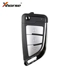 Xhorse XKKF21EN проводной дистанционный ключ-нож 2 стиля (Flip-3BTN) 5 шт.лот