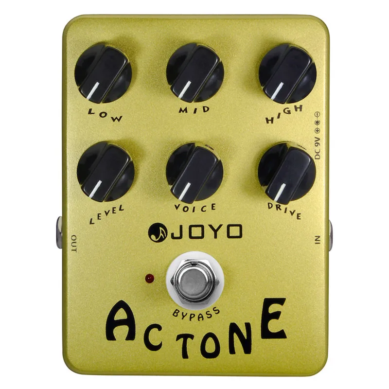 

JOYO JF-13 Professional Guitar Effect Pedal True Bypass Design AC Tone Vox Amp Simulator Electric Guitar Effect Pedal