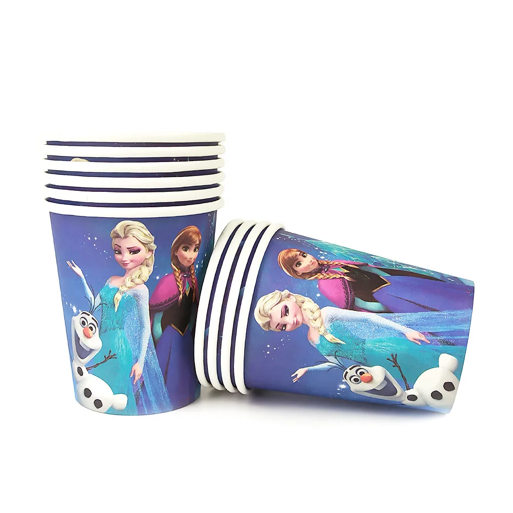 Дисней Эльза Анна 100 шт. с днем рождения детские украшения для вечеринки