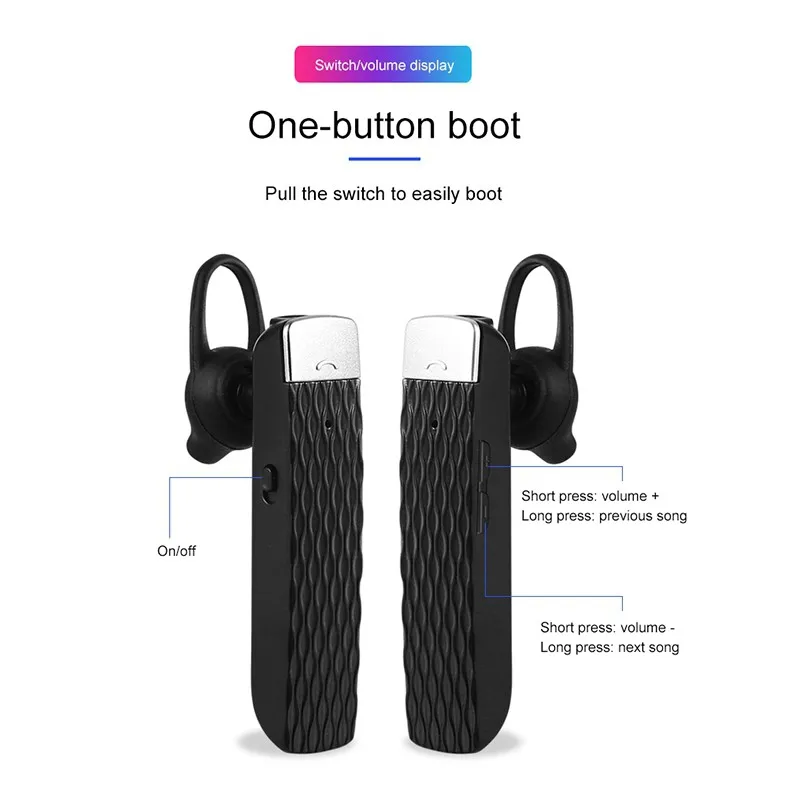 

New T2 Smart Translator Headset Wireless Bluetooth Headphone Business Real-Time Mutual Translation Earphone Support 33 Languages