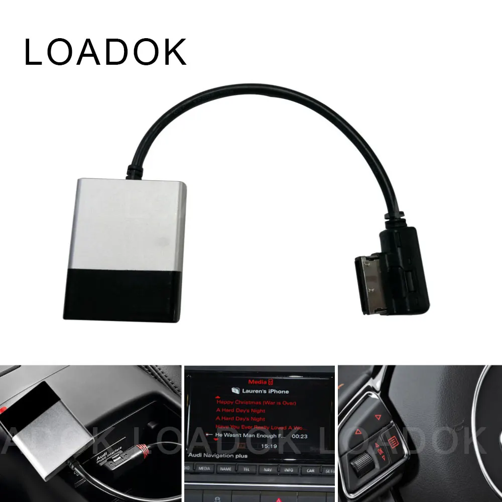 

AMI MDI MMI интерфейс Bluetooth модуль AUX приемник кабель адаптер для Audi VW Mercedes Benz Bluetooth автомобильный комплект