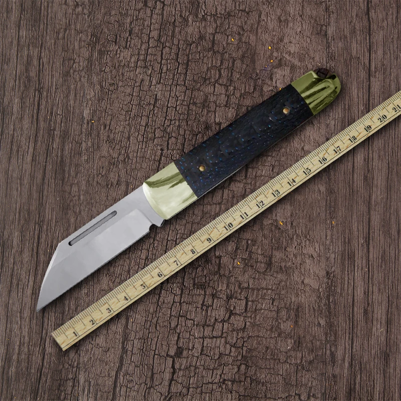 spesifikasi Buatan Tangan Pisau Saku 14C28 Pisau Baja Pisau Lipat Survival Alat Berkemah Berburu Pisau Saku Taktis Edc Outdoor Alat