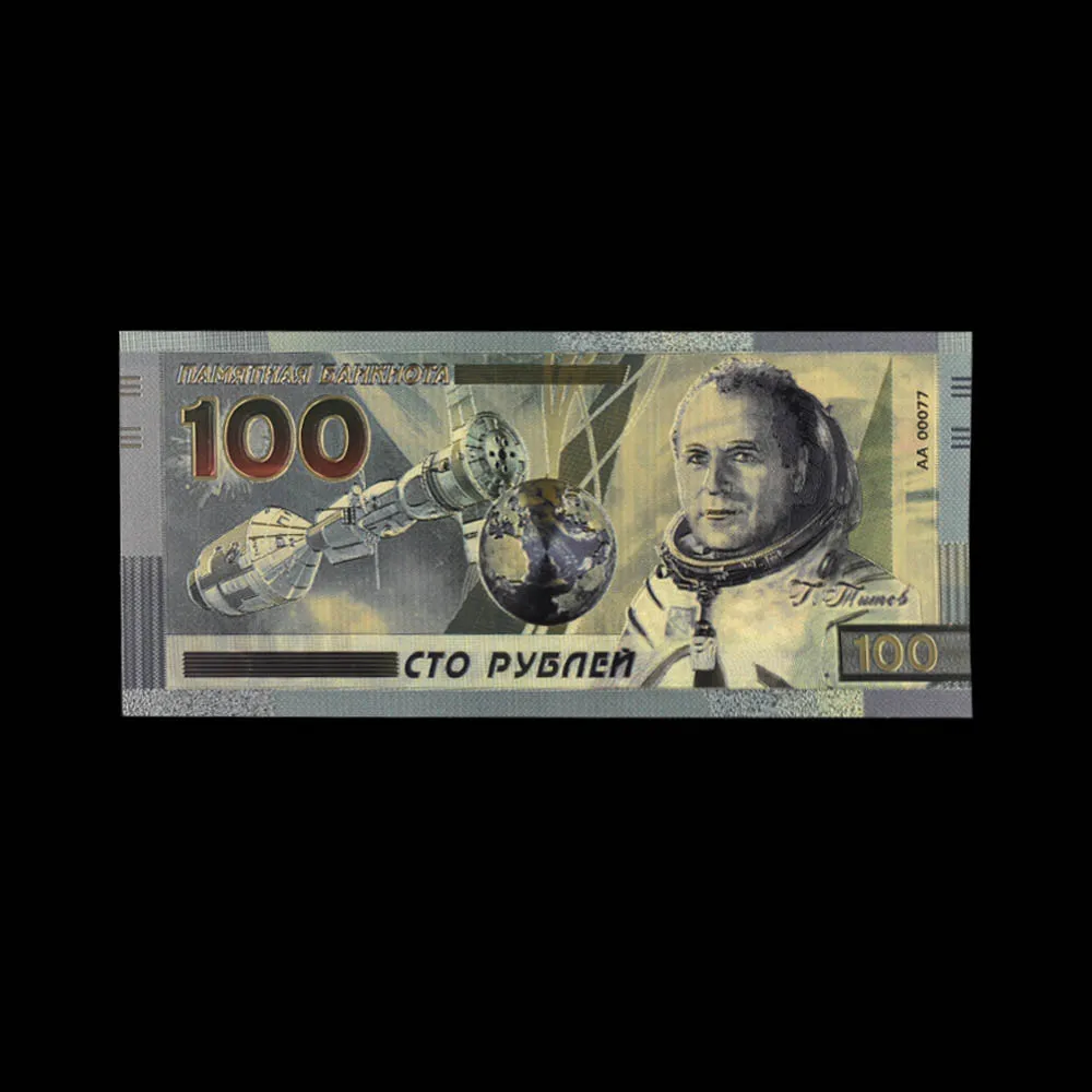 Горячая Распродажа для России карманные банкноты 100 рублей 24 К золото поддельные