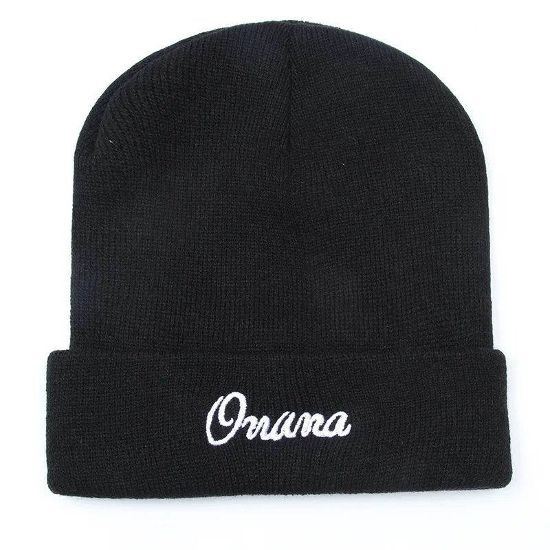 

Letter Beanies Hat Embroidery Fall Winter Hats For Women Girls Autumn Candy Color Men's Knitted Hat Fashion Skullies Bonnets