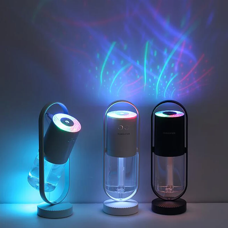 Волшебный увлажнитель для теней 360 градусов распылитель Лампа проектора