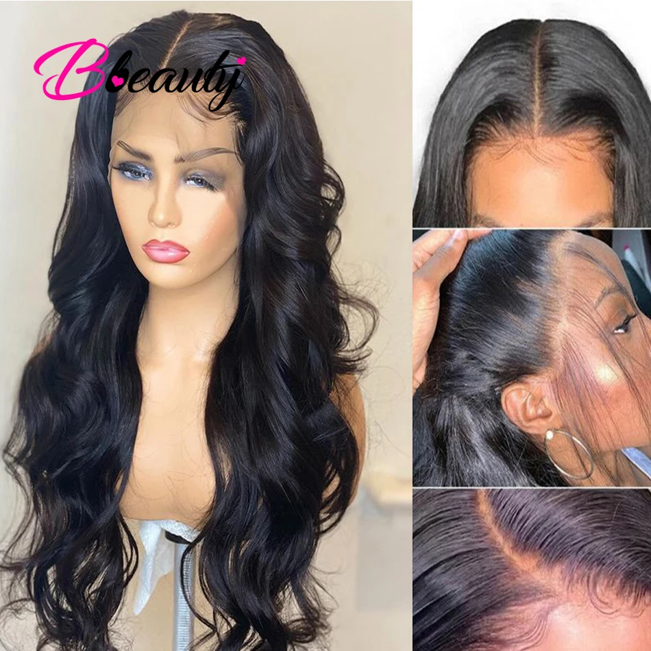 Волосы Bbeauty 13x4 парики из человеческих волос на сетке спереди перуанские