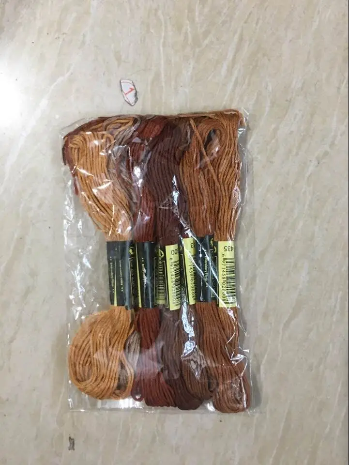 Oneroom 8 шт нить Аналогичная DMC Вышивка крестиком хлопковое шитье моток пряжи