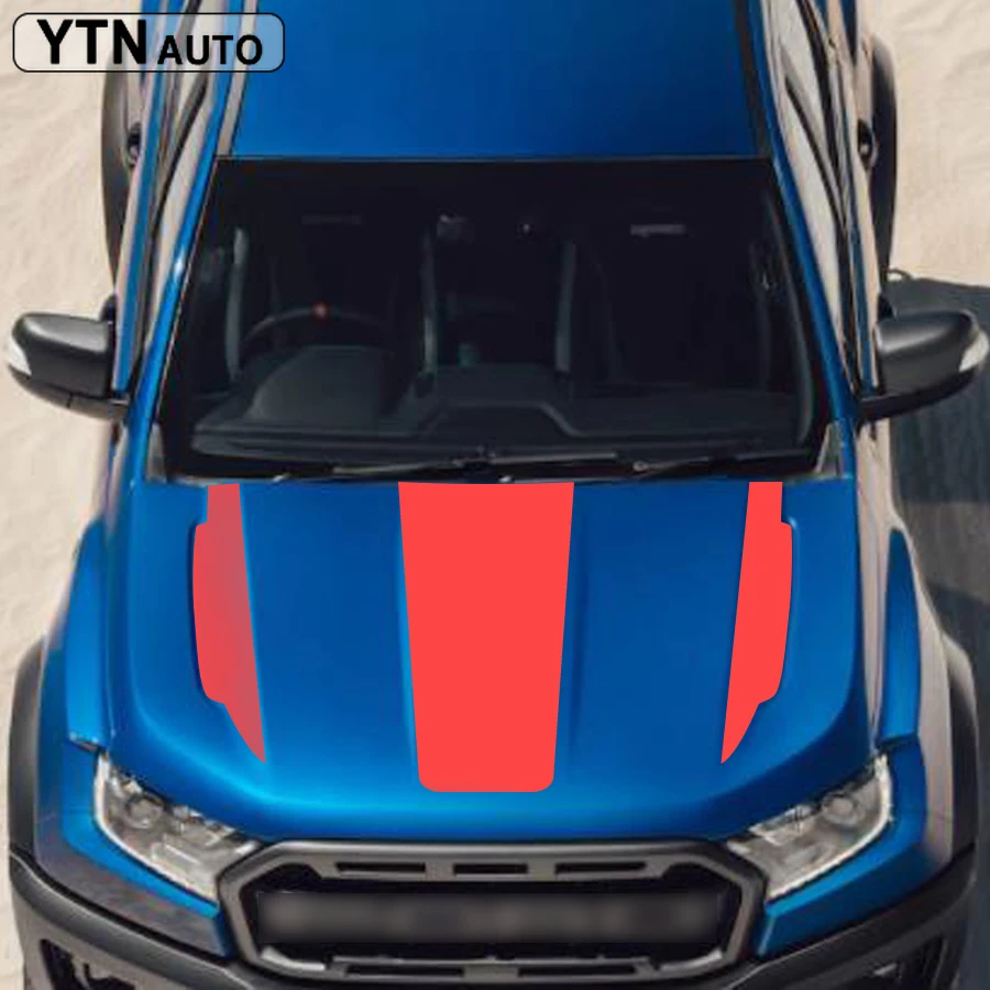 Автомобильные наклейки для Ford Ranger T7 T8 2015 2016 2017 2018 2019 1 комплект крутой капот