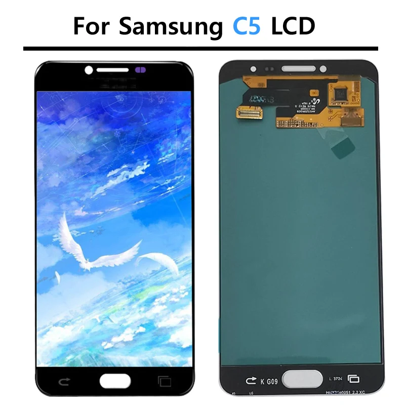 Оригинальный ЖК дисплей 5 2 дюйма для SAMSUNG Galaxy C5 C5000 Pantalla сенсорный экран