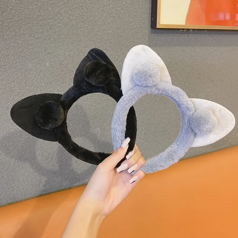 MueRaa для женщин и девочек с милым котом волосатые уши повязка на голову в