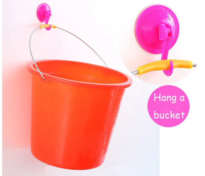 10 шт. мощная стеклянная настенная панель для ванной комнаты на присоске|Крючки и