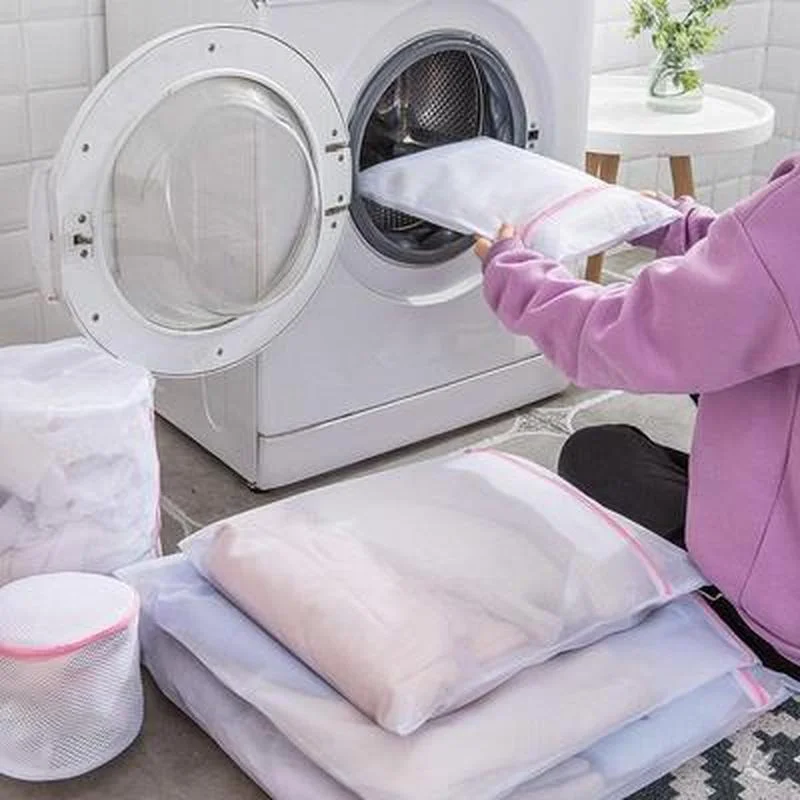7 шт. белья Комплект с сумкой мешок на молнии для грязного сетчатый стирки ткань