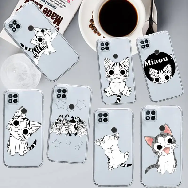 

dessin chi une vie de chat Phone Case Transparent for Xiaomi redmi note x f poco 10 11 9 7 8 3 i t s pro cover shell coque