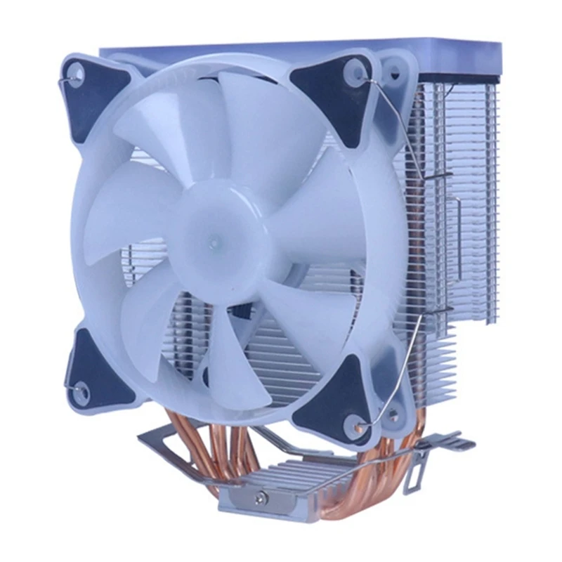 

RGB CPU Cooler, Single Tower CPU Air Cooler, 4 Heat-Pipes 4-pin RGB CPU Fan for amd Ryzen/Intel LGA1151, Air Cooling Fa