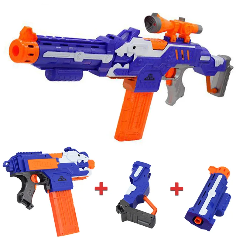 4/6 шт. DIY Съемный игрушечное оружие против для NERF страйкбол воздушного Пистолеты с
