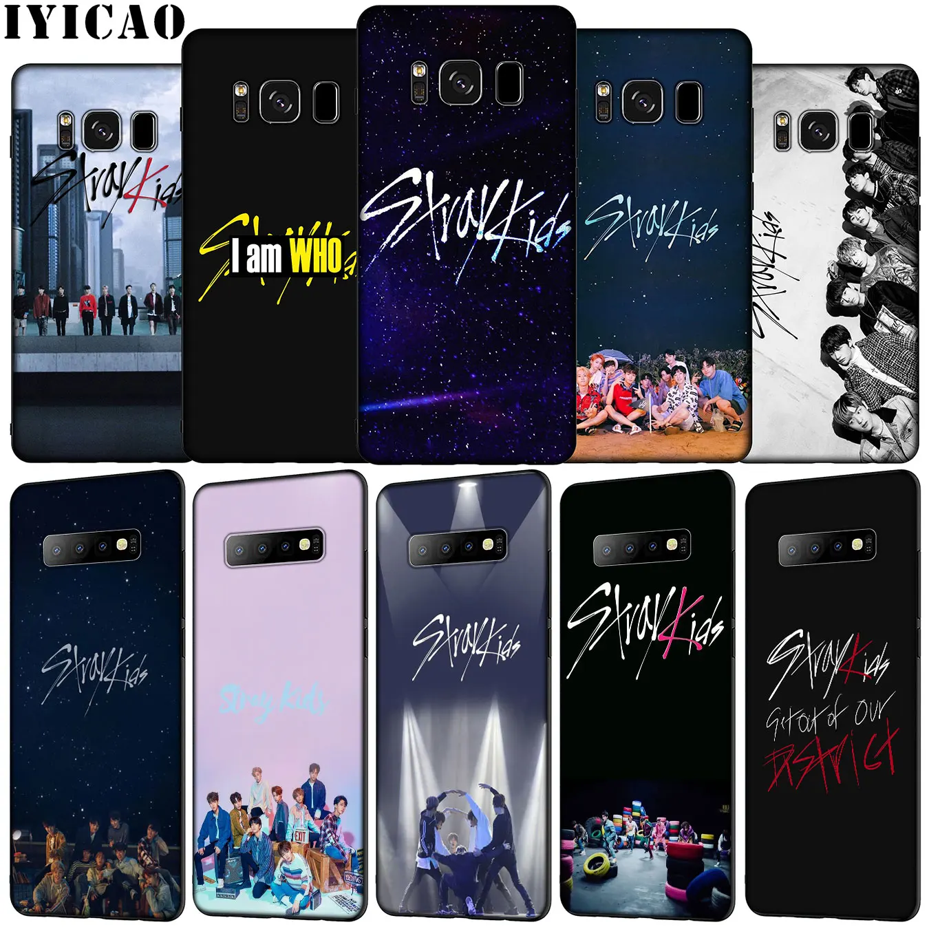 Лидер продаж Детский мягкий силиконовый чехол IYICAO для Samsung Galaxy S20 Ultra S10e S9 S8 Plus S6 S7