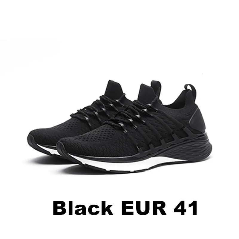 Black EUR 41 Оригинальные Xiaomi mi jia Sneaker 3 Shoes 3th мужские спортивные кроссовки для бега Новинка Uni-Moulding 2,0 удобные и Нескользящие - Цвет: Black EUR 41