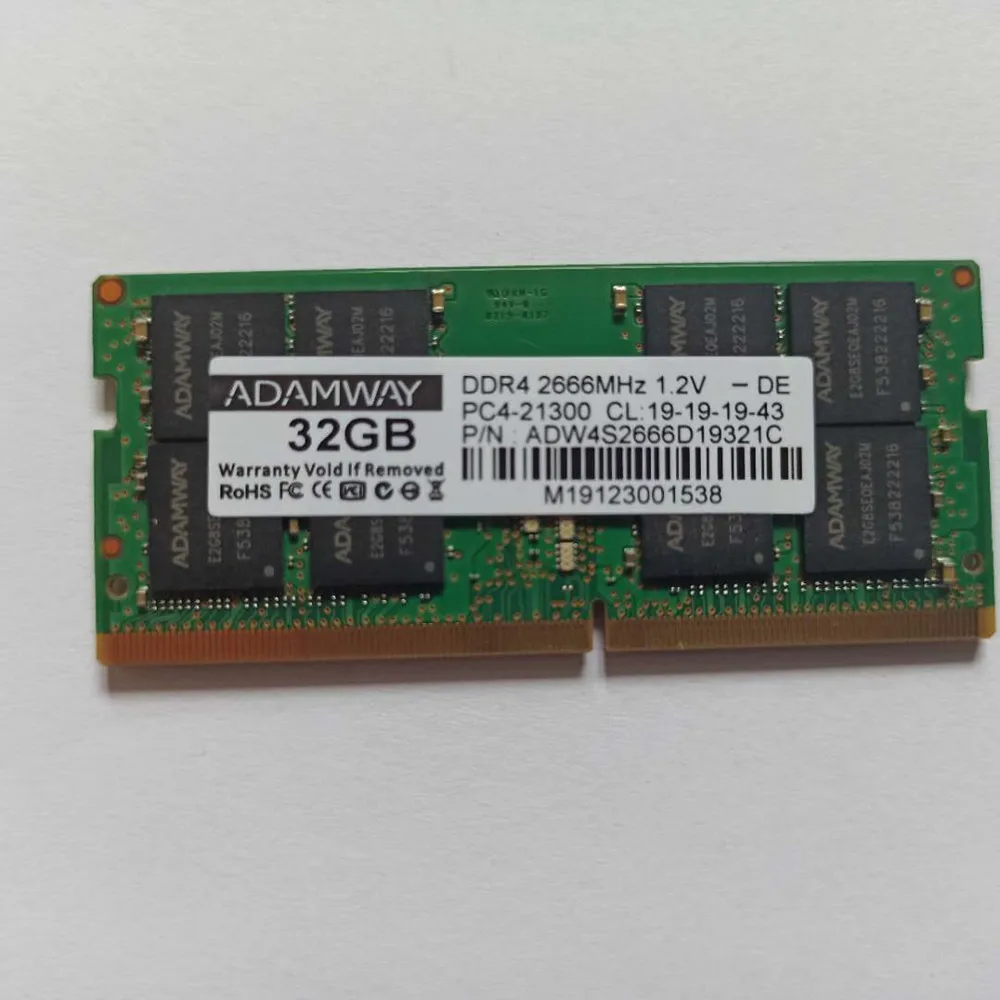 Оперативная память ADAMWAY ddr4 4 ГБ 8 16 32 портативная Память DDR4 Гб 2666 МГц 3000