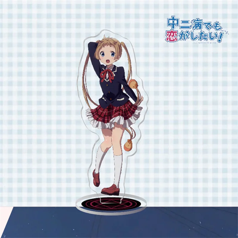 15cm Takanashi Rikka Anime Figures Collection Acrylic Stand Model Toys Japanese Chuunibyou Demo Koi Ga Shitai Desktop Decoration - купить по