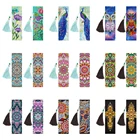 Набор для алмазной вышивки, кожаная Закладка, сделай сам, 5D, алмазная живопись специальной формы, книжка с кисточкой знаков, подарки для взрослых, 2 шт.