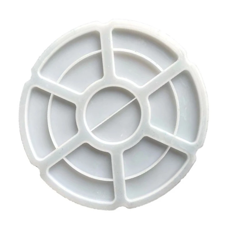 

7 Grids Tray Painting Plate Epoxy Resin Mold Makeup Storage Tray Casting Silicone Mould DIY Crafts Ornaments Decor Tool