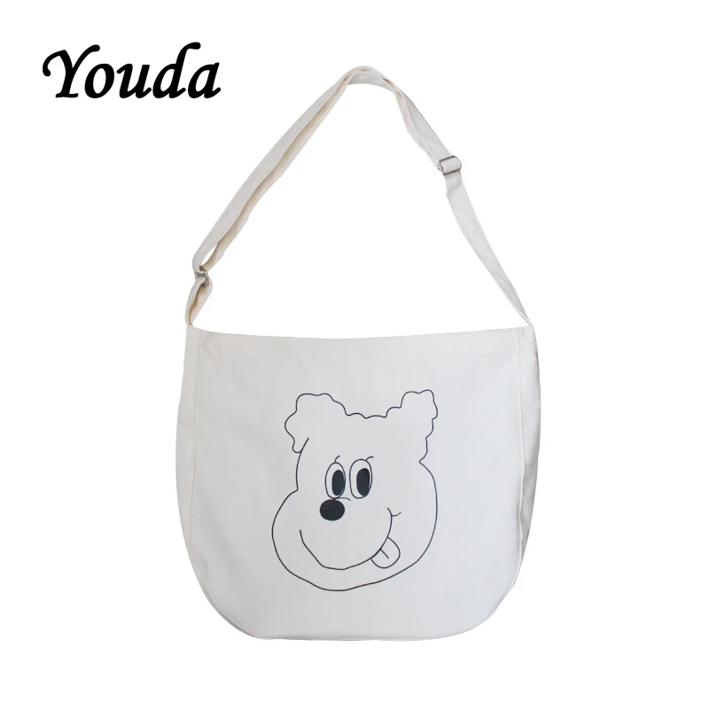 Оригинальный дизайн Youda сумка-мессенджер с мультяшным рисунком Студенческая
