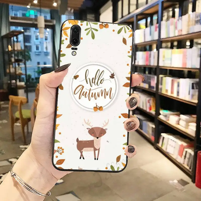 

Happy Autumn Pumpkin aesthetics Phone Case For Huawei honor Mate P 10 20 30 40 Pro 10i 9 10 20 8 x Lite