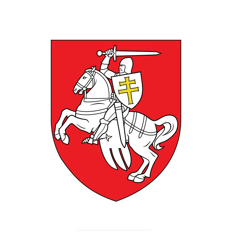 

Waterproof Car Sticker National Flag National Emblem Coat of Arms of Belarus Decal Car Accessories PVC,19cm*15cm