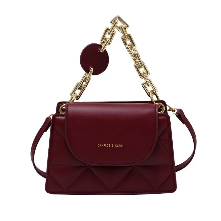 

Popular small bag new fashion messenger bag women ins shoulder bag chain handbag