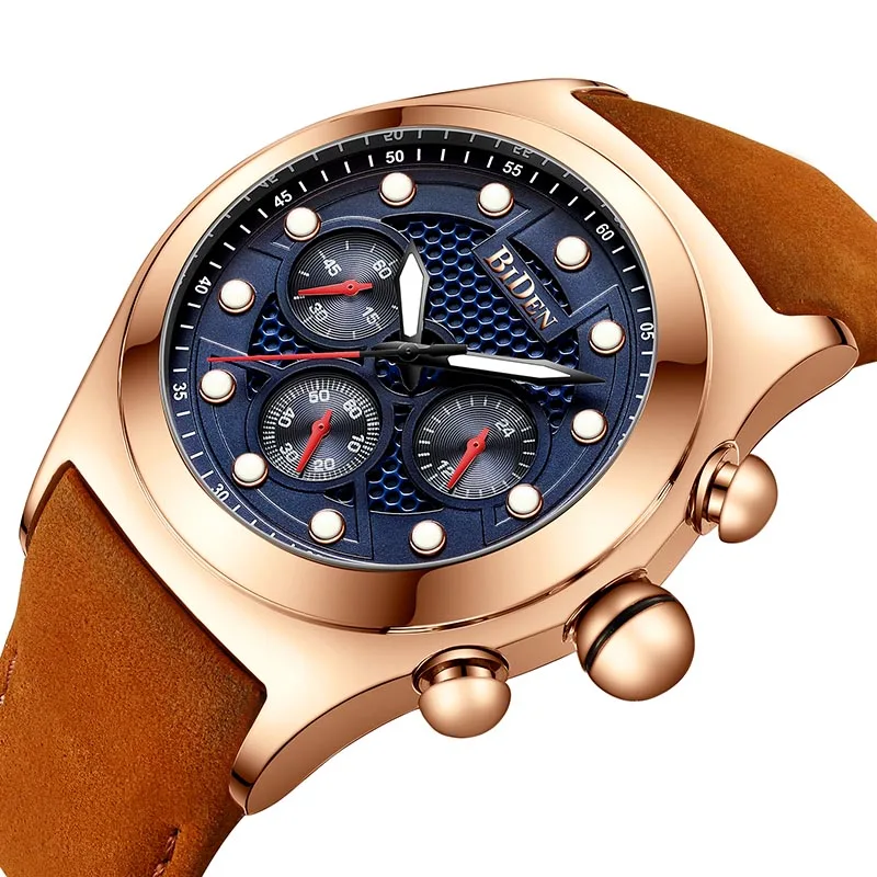 Часы наручные мужские кварцевые брендовые Роскошные водонепроницаемые модные