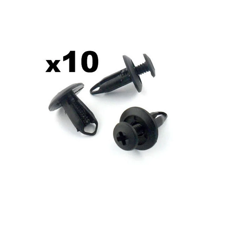 

10x For Ford Pare-chocs, passage de roue ET GARNITURES clip attaches en plastique