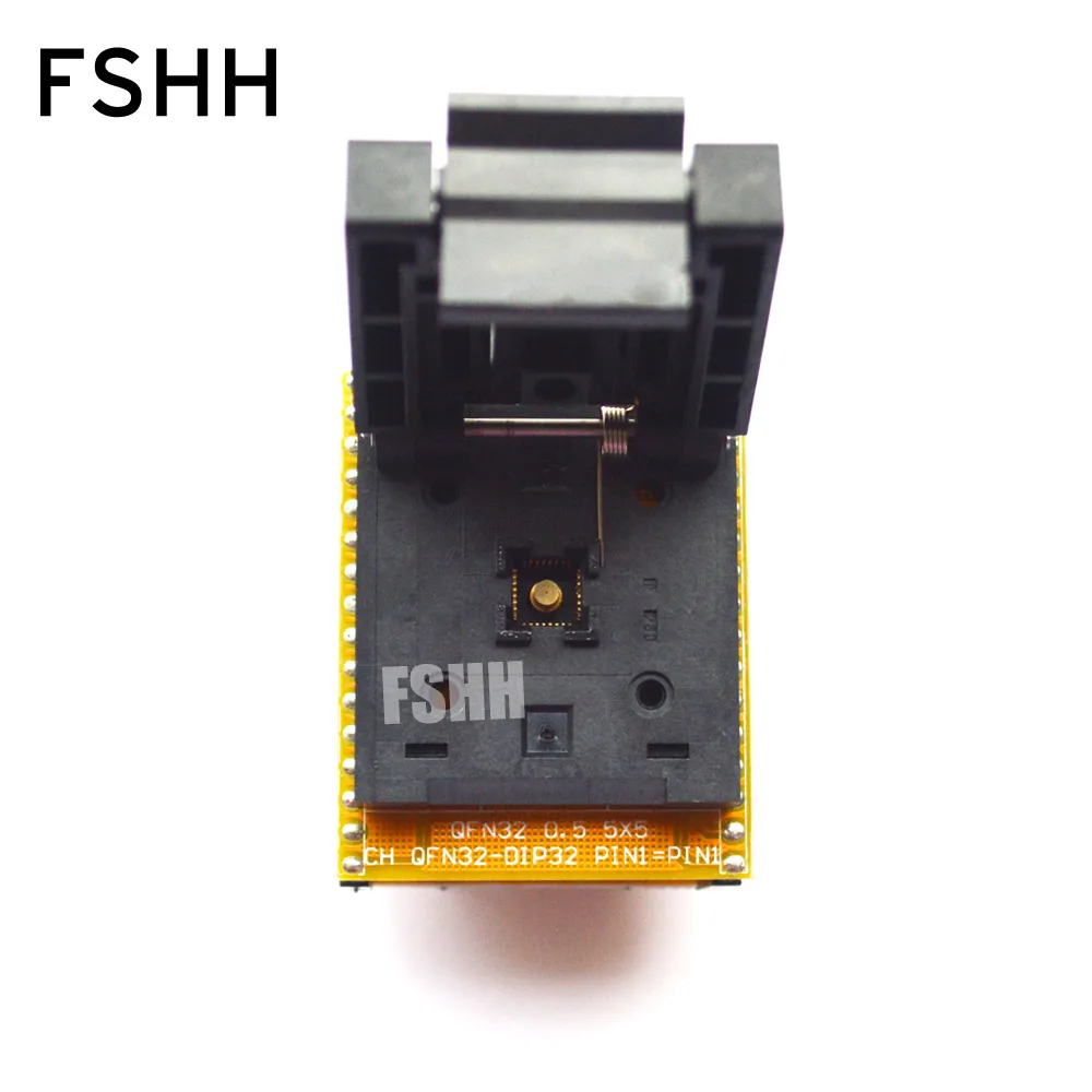 Тест QFN32 к DIP32 программатор адаптер WSON32 DFN32 MLF32 тестовая розетка 1pin универсальный