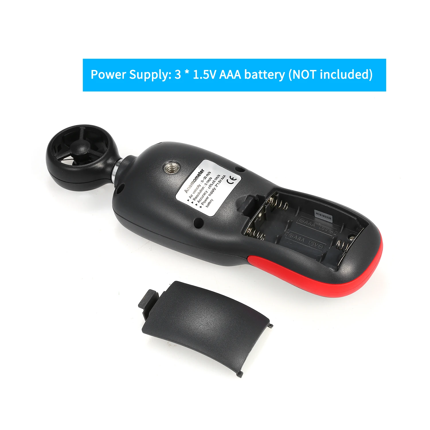 Цифровой анемометр Ручной Карманный измеритель скорости ветра температуры