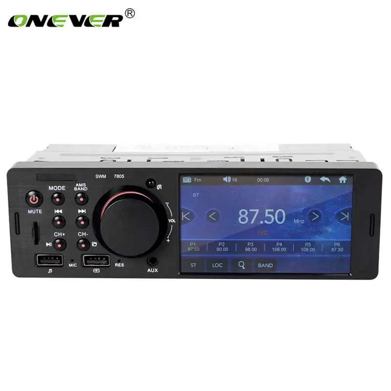 Onever 4 1 дюймов HD сенсорный экран автомобильный MP5 плеер USB Bluetooth приемник FM радио Hands