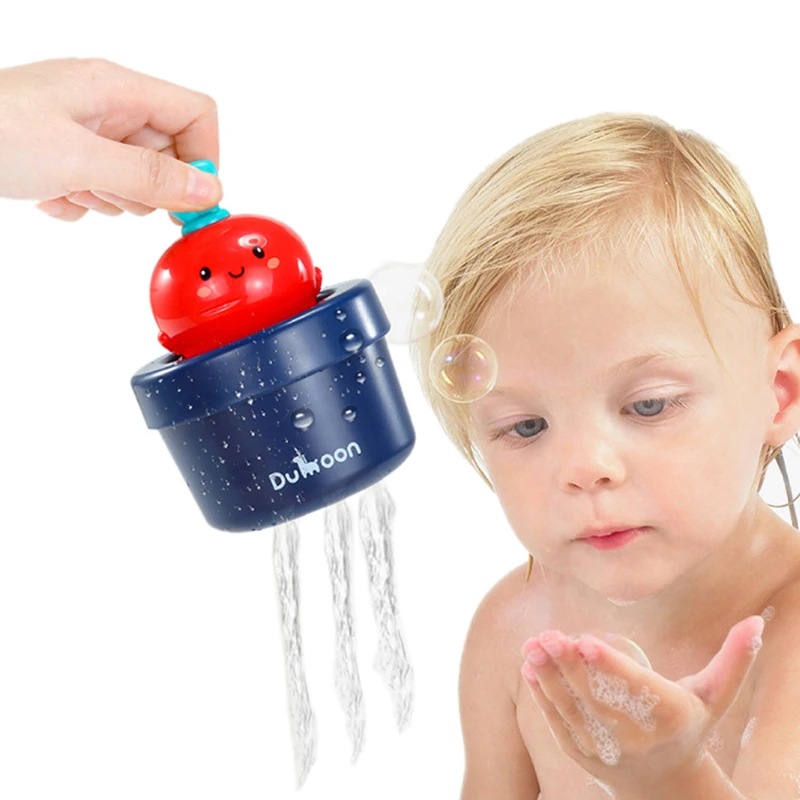 

Симпатичные Игрушки для ванны с овощами, распылитель воды, игра для душа, детская игрушка для купания с грибами, детская игрушка для купания ...