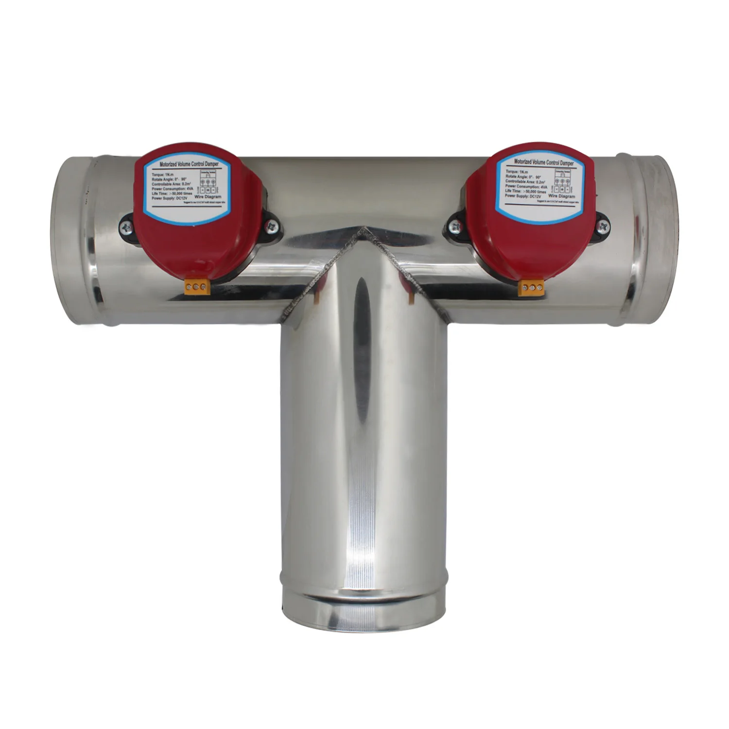 AC 220v AC110V DC12V DC24V нержавеющая сталь моторизованный клапан вентиляции регистр