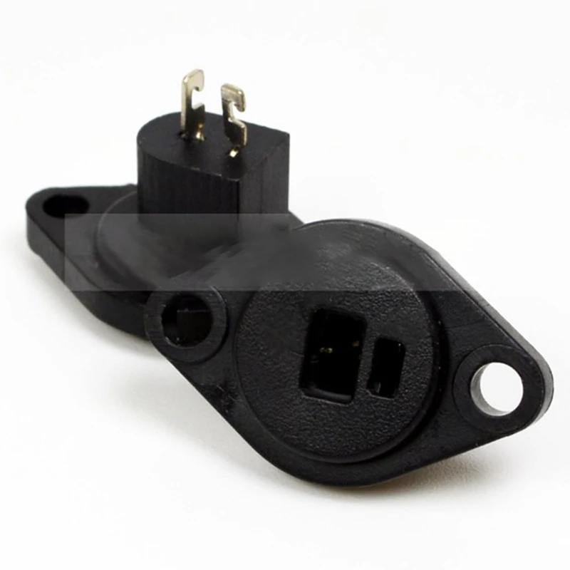 Штекер DIN двухконтактный 2 контакта для динамиков Hi-Fi луженые контакты