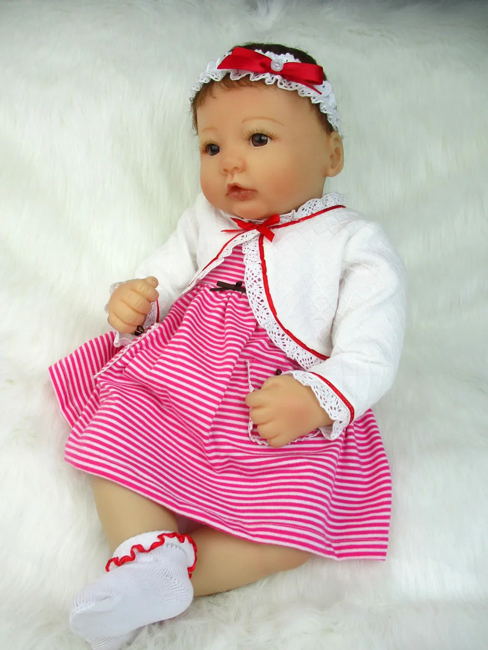 Кукла Avani 'Crystal' 50 см мягкие силиконовые виниловые куклы для новорожденных