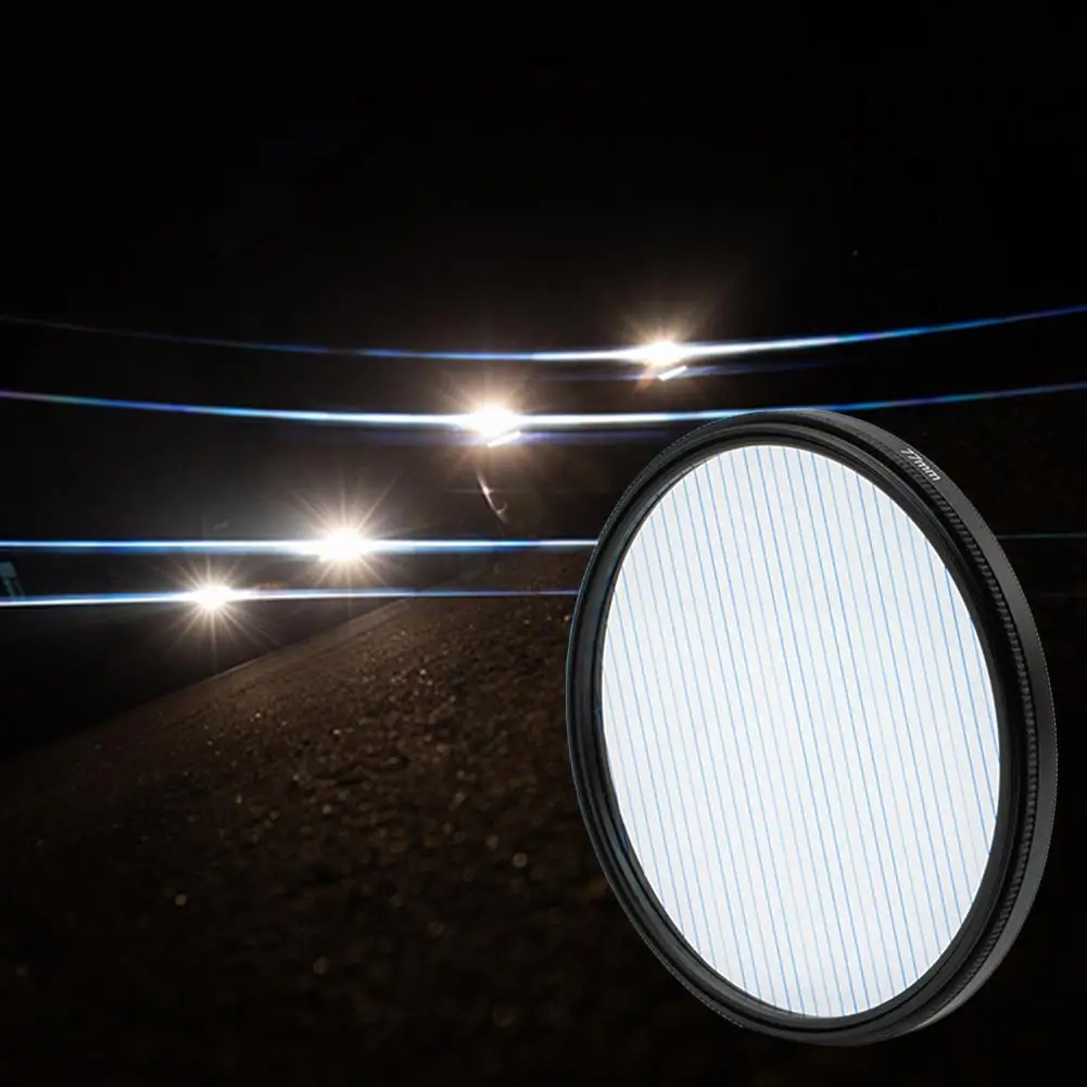 

Rainbow Blue Streak Filter Flare Camera Lens For Creating Cinematic Blue Flares