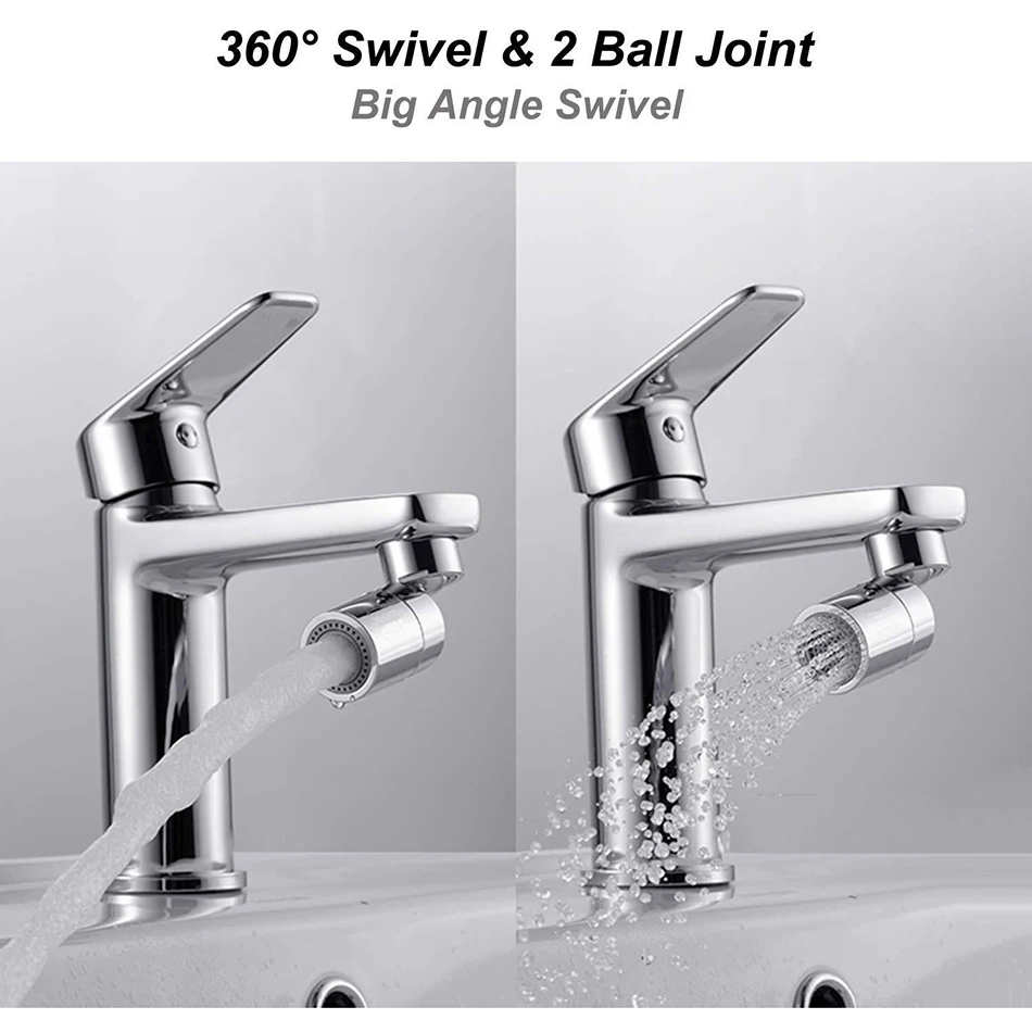 

Swivel Sink Diffuser Aerator Faucet Modes Mixer Aerator Splash Proof Water Saving Aerator Kitchen Faucet Nozzle For Tap