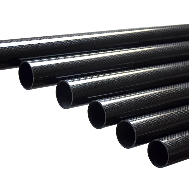 2 шт. длина 250 мм Гладкая глянцевая трубка из углеродного волокна drone аксессуары OD4