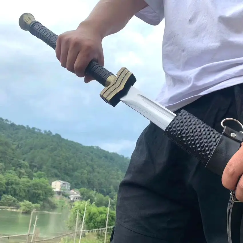 Ручной работы ушу палаш меч Glaive Закал клинок из марганцевой стали Falchion ножа Sharp |