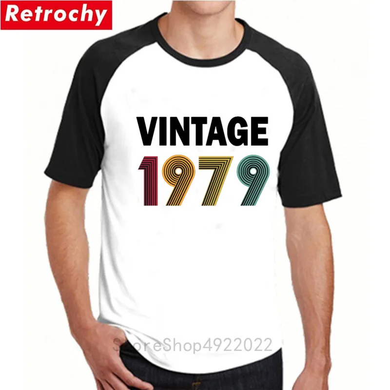 Фирменная Новинка летняя мужская футболка сделано в 1979 40 лет удивительные