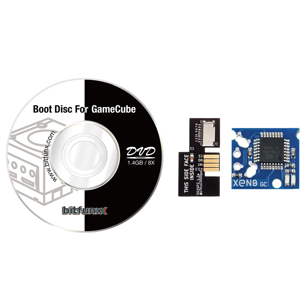 Адаптер SD2SP2 для замены Micro SD карт + Швейцарский v5.0 мини диск загрузки DVD чип Xeno GC