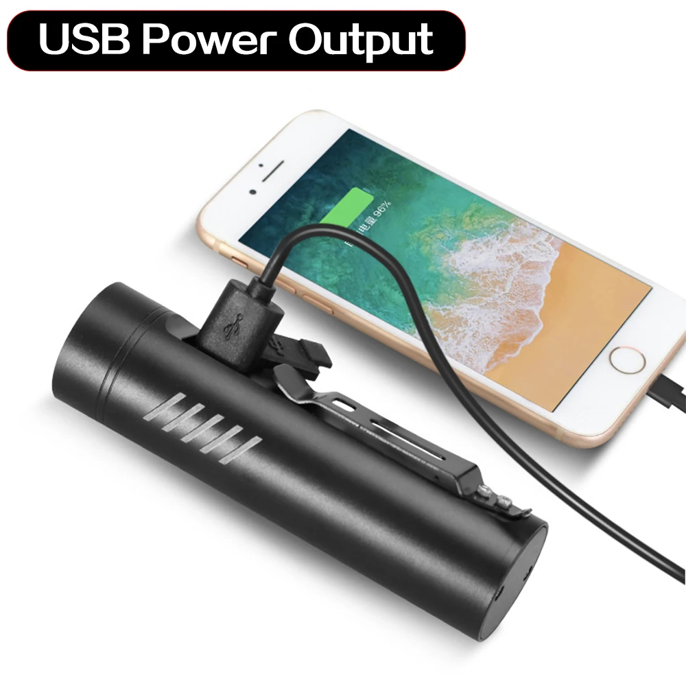 Poerful LED Flashlight P90.2 P50 L2 T6 Tactical Rechargeable Built in 3200mAh for Camping Riding | Лампы и освещение
