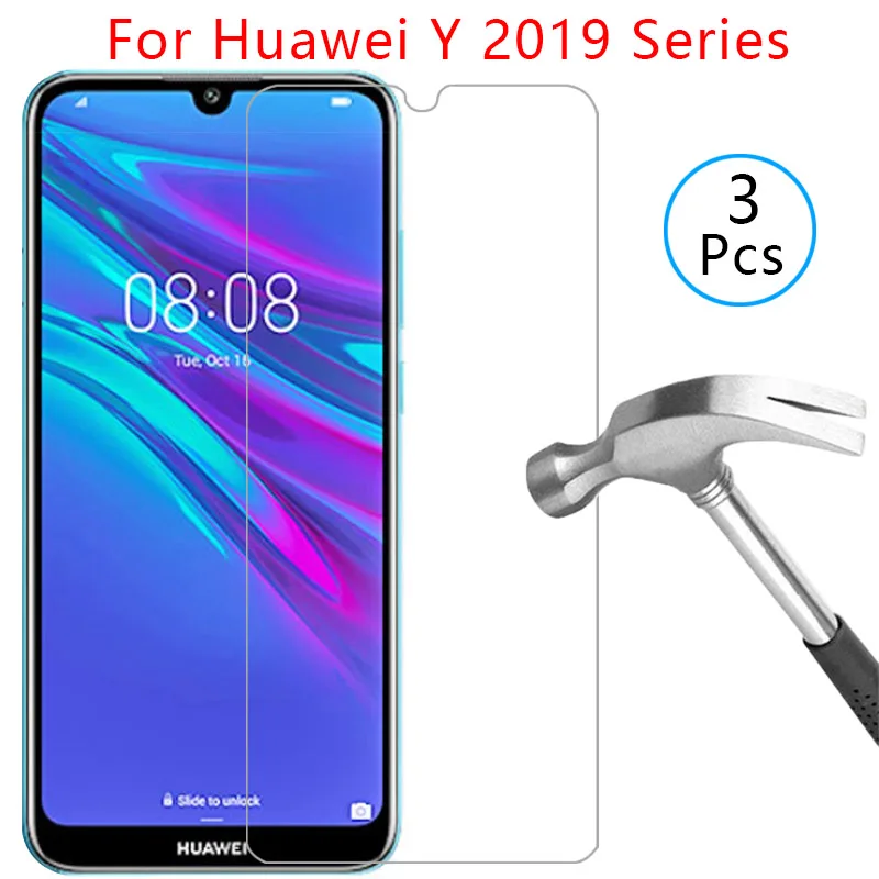Чехол для huawei y5 y6 y7 pro y9 prime 2019 защитное закаленное стекло экрана на y 5 6 7 9 5y 6y 7y 9y
