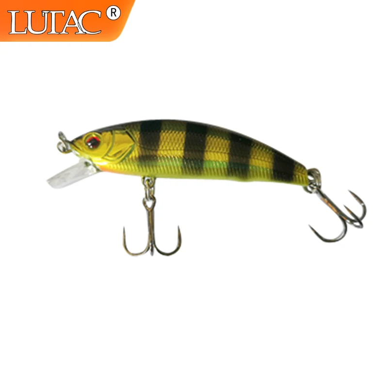 

Lutac Minnow fishing lures Wobblers 50mm 5g BKK Pesca Jerkbait Artificial Tackle