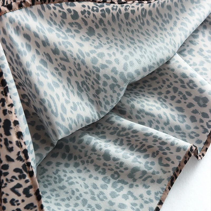 

Harajuku Leopard Print Midi Skirt Women High Waist Split Long Skirt 2020 Womens Elegant Female Bottom Skirts