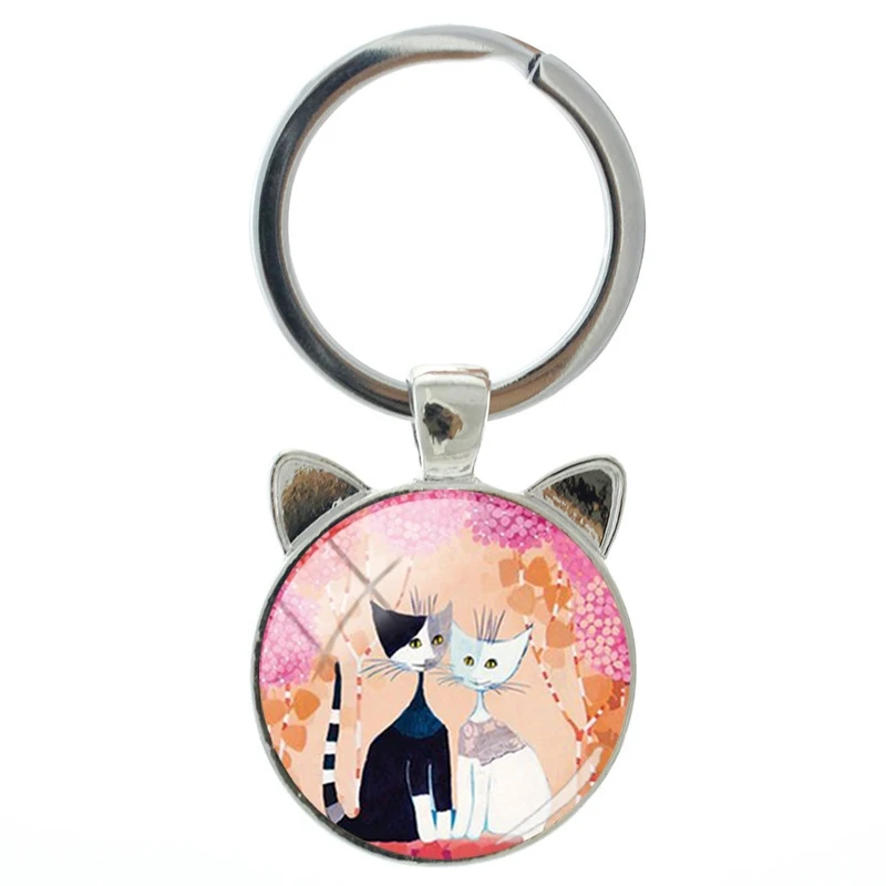 TAFREE кошка изображение интересной формы новинка ручная работа посеребренные